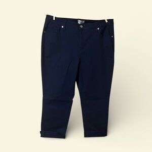 Crown & Ivy Navy Boot Cut Pants
